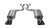 Corsa Performance 3.0in. Valved Axle-Back Sport Dual Exhaust Black 4.0in. Tips 18-Present Mustang GT Fastback Active Valves 5.0L V8 - 21002BLK
