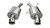 Corsa Performance 2.5in. Axle-Back Sport Dual Exhaust Polished 4.0in. Tips 05-10 Mustang GT 4.6L/Shelby GT500 5.4L - 14311