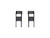ICON Front, 4.5" Shackle Kit for 99-04 F-250/350 Super Duty - 31200