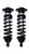 ICON Extended Travel 2.5 VS Coilover Kit for 04-15 Titan - 81005