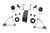 Rough Country 3.5 in. Lift Kit, Forged UCAs for Chevy/GMC SUV 1500 07-20 - 19331