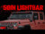Rough Country LED Light Bar Upper Windshield Kit, 50 in., Black Series, Single Row for Jeep Wrangler JL 18-22 / Gladiator JT 20-22 - 70065