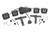 Rough Country Quad LED Light Pod Kit, Black Series, w/ Amber DRL for Jeep Wrangler JL 18-22 / Gladiator JT 20-22 - 70823
