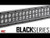 Rough Country Black Series LED Light Bar, 40 in., Curved, Single Row - 72740BL