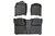 Rough Country Floor Mats, Front/Rear for Chevy/GMC 1500/2500HD 07-14, Crew Cab - M-20713