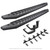 Go Rhino - RB20 Running Boards w/Mounts & 1 Pair of Drop Steps Kit - Text. Black - Wrangler - 6949274810PC