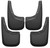 Husky Liners Chevrolet Silverado 1500/2500 HD/3500 HD Front and Rear Mud Guard Set Black - 56796
