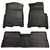 Husky Liners Front & 2nd Row F-150 SuperCrew No Manual Shifter (Footwell Coverage) WeatherBeater Black - 98331