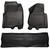 Husky Liners Front & 2nd Row F Series Super Duty Crew Cab (Footwell Coverage) WeatherBeater Black - 98711