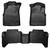 Husky Liners Front & 2nd Row Toyota Tacoma Dbl Cab (Footwell Coverage) WeatherBeater Black - 98951
