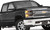 Bushwacker Front and Rear GM 1500/2500/3500 Pocket Painted Fender Flares, Black - 40957-34