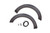 Lund Rivet Style Fender Flare Set, Black for Ford F-250/350 Super Duty - RX314SA