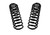 SuperLift Dual Rate Coil Springs-Pair-Rear-4in. Lift-18-22 Wrangler JL 2Dr - 599