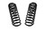 SuperLift Dual Rate Coil Springs-Pair-Rear-4in. Lift-18-22 Wrangler JL 4-Door - 597