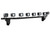 N-Fab Light Mounting-Light Bar (1-30in.) w/Multi-Mount-14-15 Silverado 1500-Gloss Black - C1430LD
