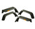 Rugged Ridge Jeep Wrangler JK Hurricane Fender Flare Kit - 11640.09