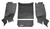 BedRug 81-86 CJ-7 Rr Kit W/O Gussets 4Pc Cargo Kit (Inc Tlgte & Cargo Liner) - BRCJ81R