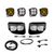 Baja Designs Super Duty (20-22) Fog Lights FPK Amber SAE/Pro DC w/ Upfitter - 447737UP