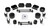 TeraFlex Jeep JL 2dr Rubicon 2.5 in. Performance Spacer Lift Kit w/ Shock Ext - 1365315