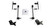 TeraFlex Jeep JL/Gladiator Front Sway Bar Quick Disconnect Kit 0-4.5 in. Lift - 1764000