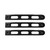 DV8 Offroad Black Slot Style Door Handle Inserts (set of 3): 07-18 Jeep JK - D-JP-190026-BK-3