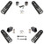 JK 2.0 Inch Lift Starter Kit RHD Compatible 07-18 Wrangler JKU 4 DR