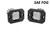 Diode Dynamics - Stage Series C1 LED Pod White SAE/DOT Fog Flush ABL Pair - DD6850P