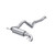 MBRP 3 inch Cat-Back Single High Clearance Rear Exit 21+ Ford Bronco Aluminized Steel - S5237AL