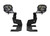 Morimoto A-Pillar Ditch Light Brackets (No Lights): 17+ Super Duty - BAF039