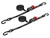 SpeedStrap Ratchet 1 in. x 15 ft. Tie Down w/ Snap 'S' Hooks (Black; Pair) - 11501-2