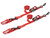 SpeedStrap Ratchet 1.5 in. x 10 ft. Tie Down w/ Soft Tie (Red; Pair) - 15223-2