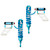 King Toyota Tacoma 3.0 Front Coilover Kit, Adjustable, RR - 33001-209A