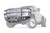 Warn Ascent HD Bumper for Ford Super Duty F450 & F550 - Full Grille Guard - 107182