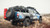 CBI/Prinsu Tacoma High Clearance Rear Bumper, Dual Swing Arm, Straight Tire Carrier, Black Powder Coat, 16-22 - 200-000-010-105