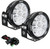 Vision X Lighting Pair Of 6.7" Cannon Adv Amber Halo 8 Led Light Mixed Beam Including Harness - CGA-CPMHA8MKIT