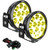 Vision X Lighting Pair of 8.7" Cannon Adv Halo Selective Yellow 14 LED Light Mixed Beam Including Harness - 9945897