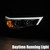AlphaRex 14-20 Toyota 4Runner PRO-Series Projector Headlights Plank Style Design Black w/ Sequential Signal Light - 880732