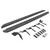 Go Rhino - RB10 Slim Line Running Boards w/Mounts - Bedliner Coating - Ranger Crew Cab - 63036880ST