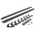 Go Rhino - RB10 Slim Line Running Boards w/Mounts - Text. Black - GM 1500/2500 HD Crew Cab - 63404787SPC