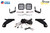 Diode Dynamics SS5 Bumper LED Pod Light Kit for 21-22 Ford F-150, Pro White Combo - DD7330