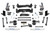Fabtech Basic Lift System, 6 in. Lift w/ Performance Shocks For 10-15 Toyota 4Runner 4WD. - K7059