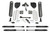 Fabtech Basic Lift System, 6 in. Lift w/ Stealth Shocks For 17-21 Ford F250/F350 4WD Diesel. - K2217M