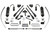 Fabtech 4 Link Lift System, 8 in. Lift w/ 4.0 R/R and 2.25 For 11-16 Ford F250 4WD w/ Factory Overload. - K2277DL