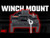 Rough Country High Winch Mount, w/ Pro12000S, All Models, Black, 20 in., Single Row for Ford Bronco 4wd 21-23 - 51098