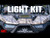 Rough Country LED Light Kit, Hood Mount, 12 in., Single Row for Intimidator GC1K/GC1K Crew 18-22 - 95007