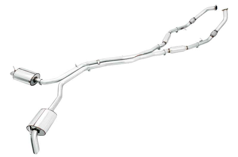 AWE Touring Edition Exhaust for Audi B9 SQ5 - Non-Resonated - No Tips (Turn Downs) - 3020-31022