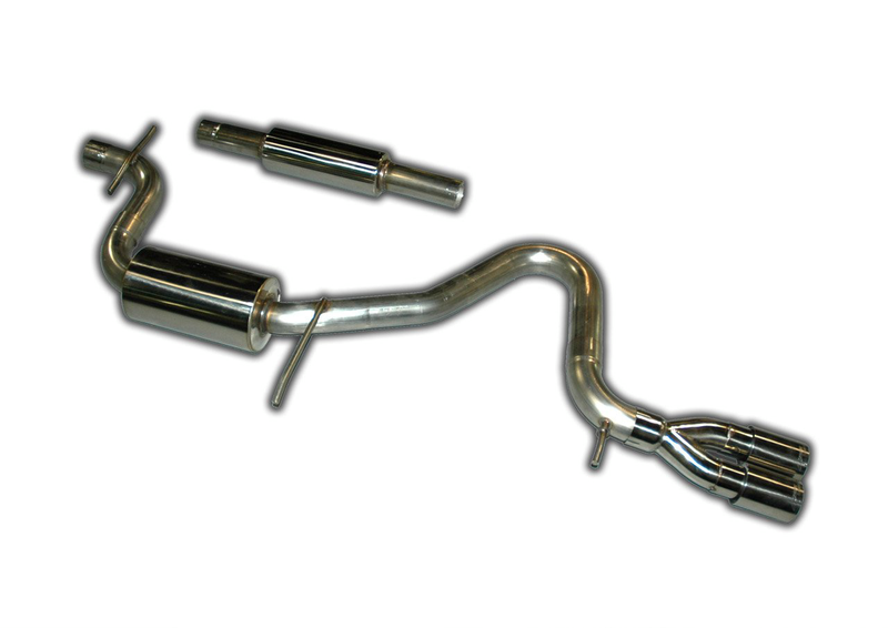 AWE Performance Cat-back Exhaust for Golf / Rabbit 2.5L - Chrome Tips - 3010-22020