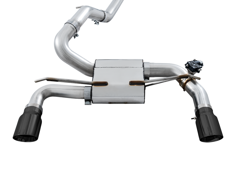 AWE SwitchPath Cat-back Exhaust (with Remote) for Ford Focus RS - Diamond Black Tips - 3025-33024