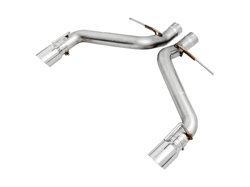 AWE Track Edition Axle-back Exhaust for Gen6 Camaro SS / LT1 - Chrome Silver Tips (Dual Outlet) - 3020-32049