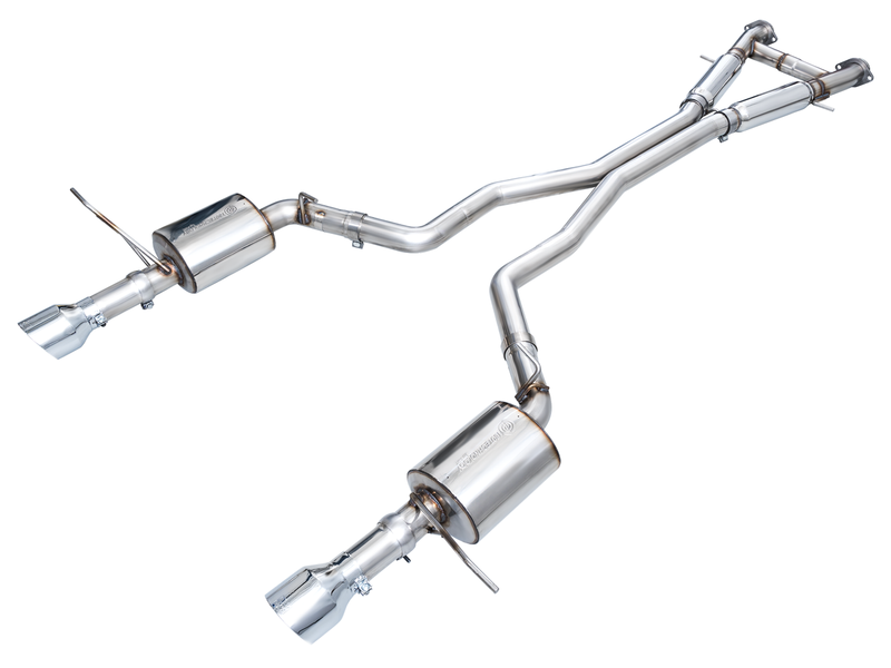 AWE Touring Edition Exhaust for Dodge Durango 6.4 / 6.2 SC - Chrome Silver Tips - 3015-32952